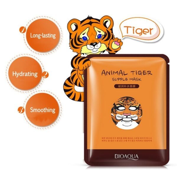 Mascarilla Facial Hidratante Tigre - BIOAQUA - Cosmética Coreana - Imagen 3