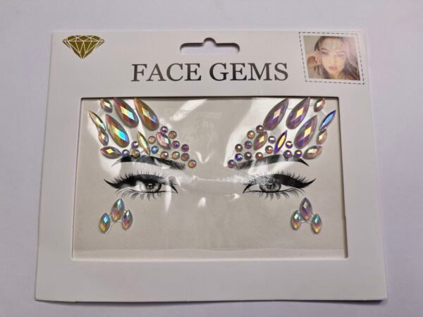 Strass auto adhesivas para rostro - Brilla en la oscuridad - M2 - Imagen 1