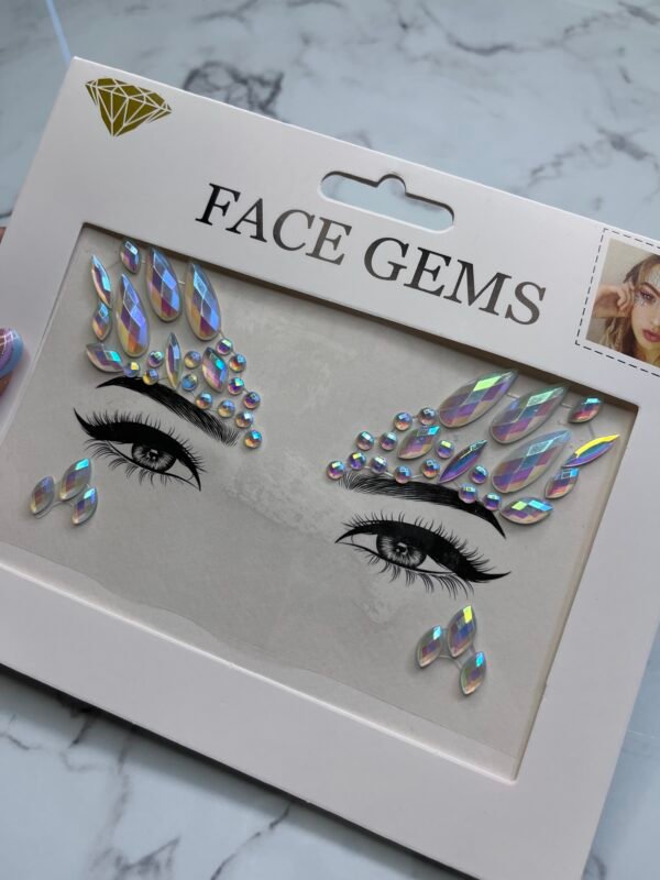 Strass auto adhesivas para rostro - Brilla en la oscuridad - M2 - Imagen 2