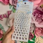 Plancha de strass rectangulares autoadhesivos