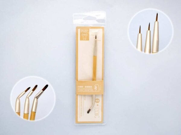 PINCEL DOBLE PUNTA PARA DELINEADO Y LABIOS - Imagen 1